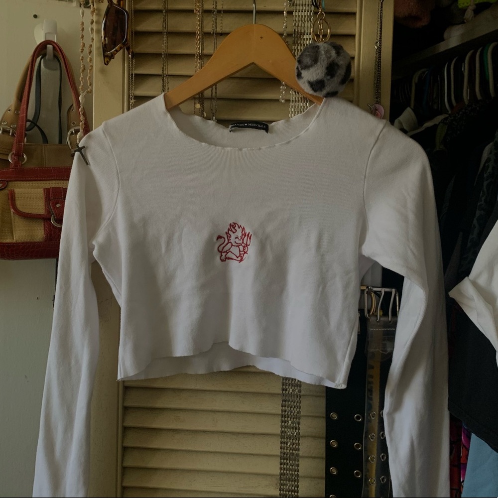 Brandy Melville cropper long sleeve